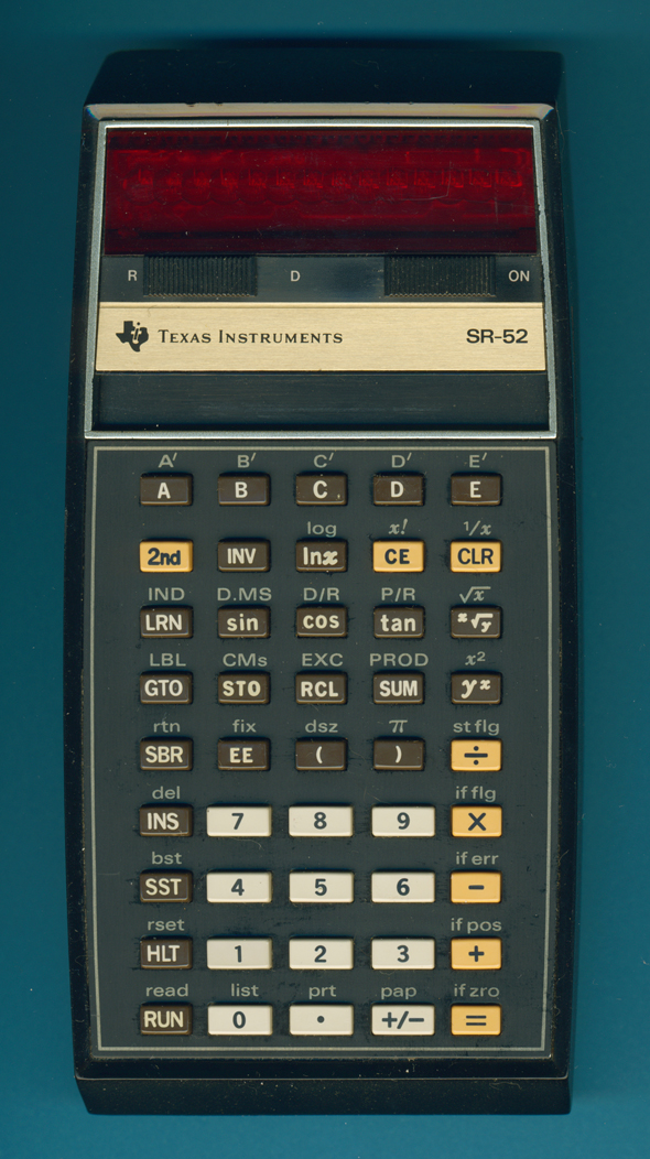 Calculatrice Vintage Texas Instruments SR-52 Avec Imprimante PC-100A – Occasion